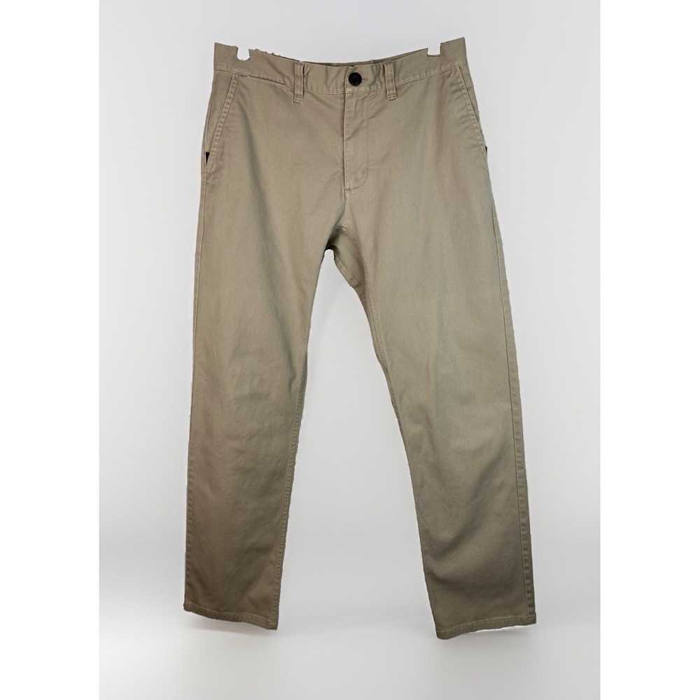 NIke SB Men's 32X30 Tan Cotton Stretch Tapered Leg Slim Chino Pants